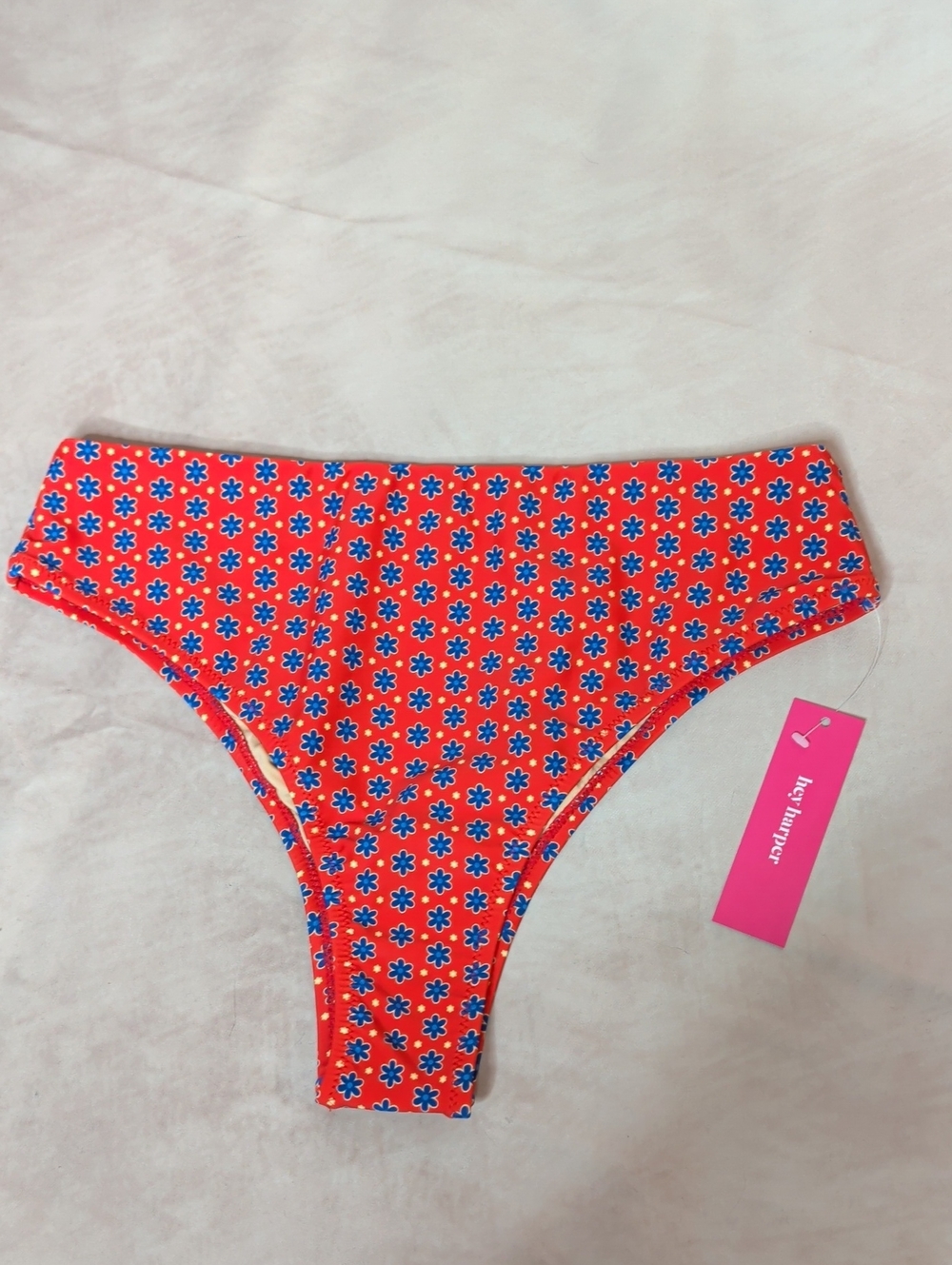 Hey Harper Ipanema High Waisted Cheeky Bikini Bottom New with tags Size XL